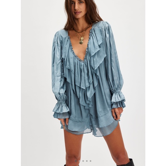 NWT Free People Prairie Dust Romper small